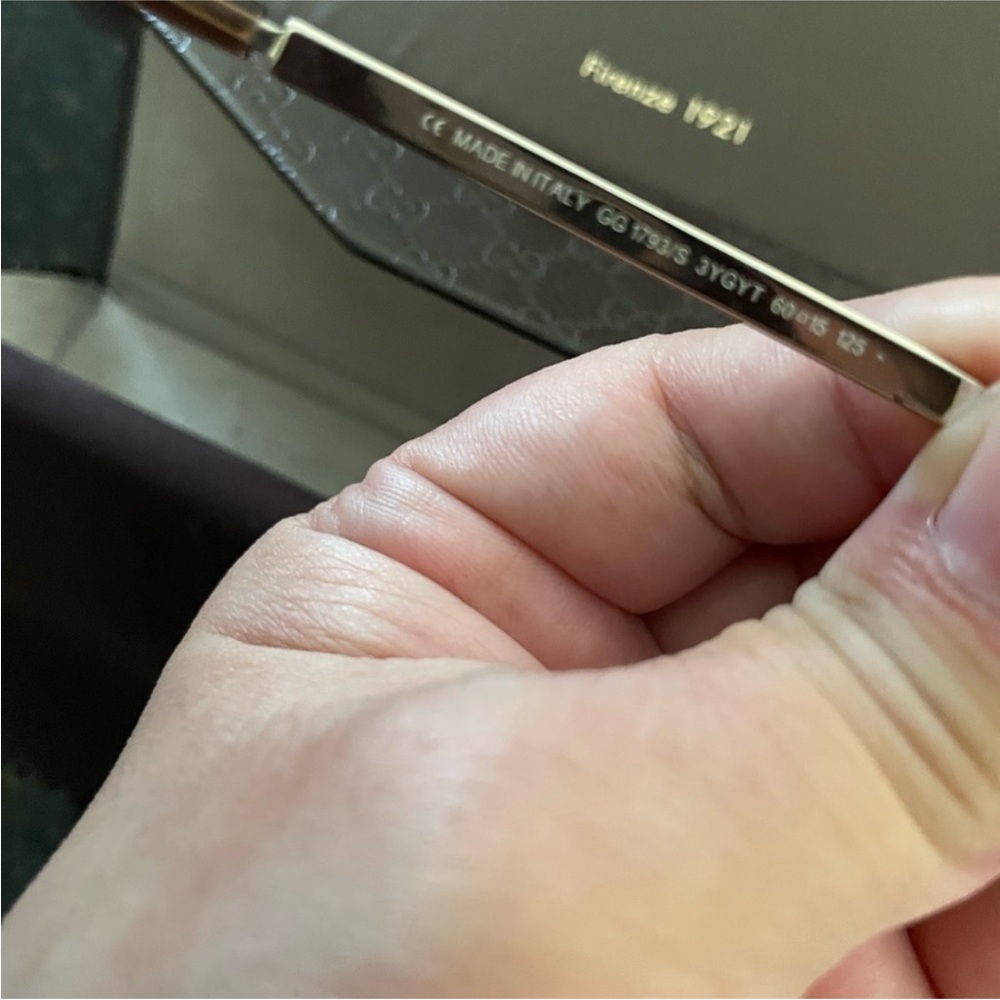 Gucci Sunglasses with Gold and Silver Accents - Picture 5 of 8